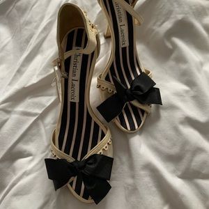 Christian Lacroix high heeled sandals- brand new